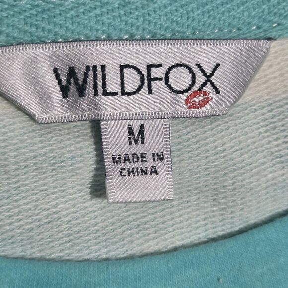 Wildfox Relaxed Fit Super Soft Sweatshirt And Short Lounge Pajama Set M‎ Striped - Picture 3 of 7